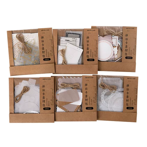Mo Meo Inspiration Store Mabine Material Patching Patching Parat Permin Pet Серная кислота бумага Белая карта Королевая рука