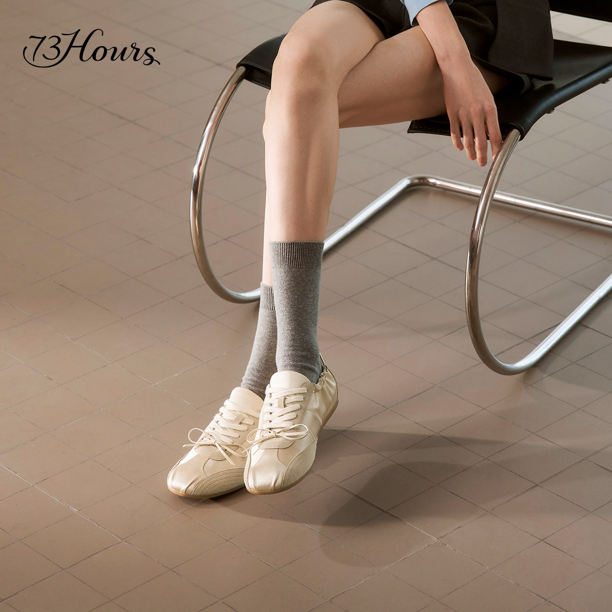 【李佳琦直播间】73hours女鞋假期富人春秋新款芭蕾平底鞋德训鞋,女鞋,德训鞋,淘宝优惠券,粉丝福利购,淘宝优惠卷