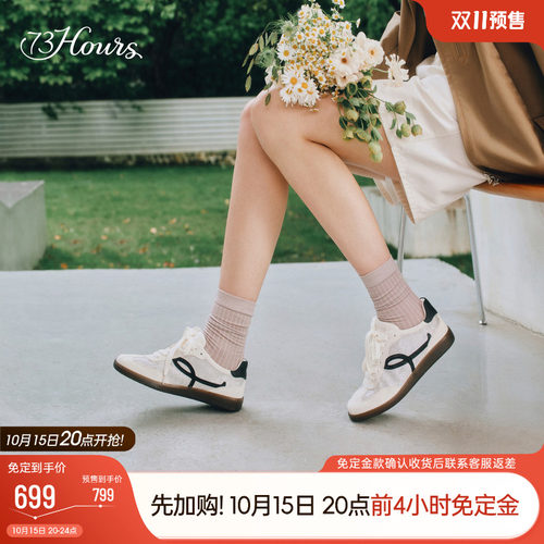 73hours休闲运动平底德训鞋女