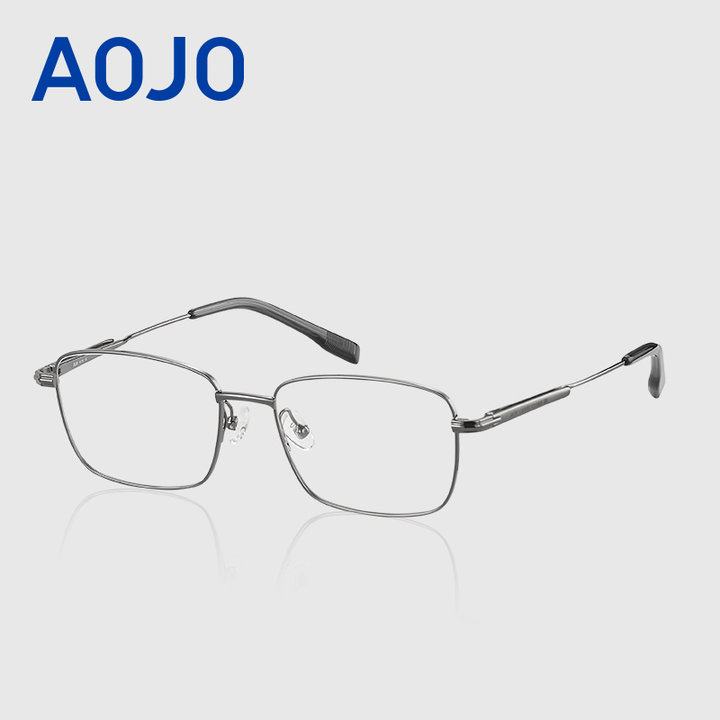 AOJO钛金属0元配镜眼镜架