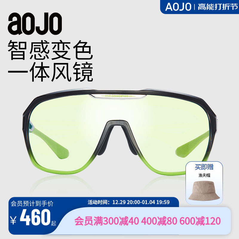 aojo23年新品滑雪墨镜机车护目镜骑行越野高清防风镜AJ105SJ270