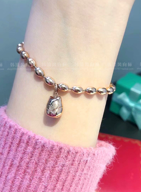 原创设计超萌招财手链钛钢女