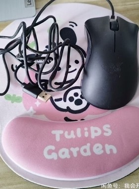 二手8成新亏本原装雷蛇炼狱蝰蛇黑白USB电脑电竞吃鸡有线游戏鼠标