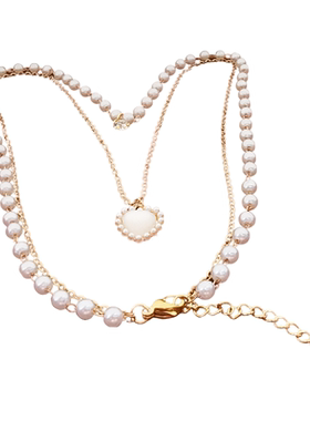 珍珠项链小众高级感锁骨链女颈链