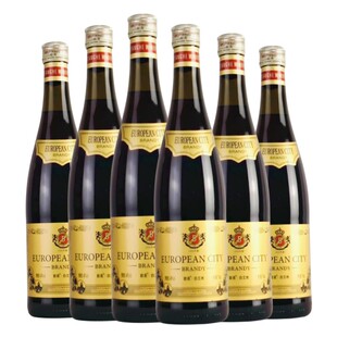 烟台白洋河欧邑白兰地葡萄酒烹饪烘焙洋酒40度750ml/瓶装包邮
