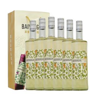 烟台白洋河法莱雅冰爽原浆白葡萄酒女士甜酒果酒11度750ml/瓶装