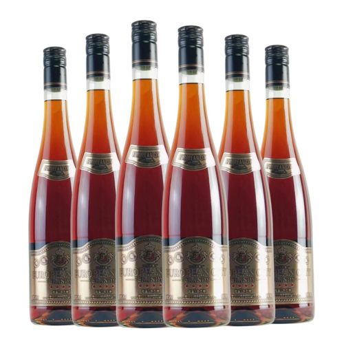 烟台白洋河欧邑四星白兰地葡萄酒洋酒烘焙烹饪40度700ml/瓶装包邮