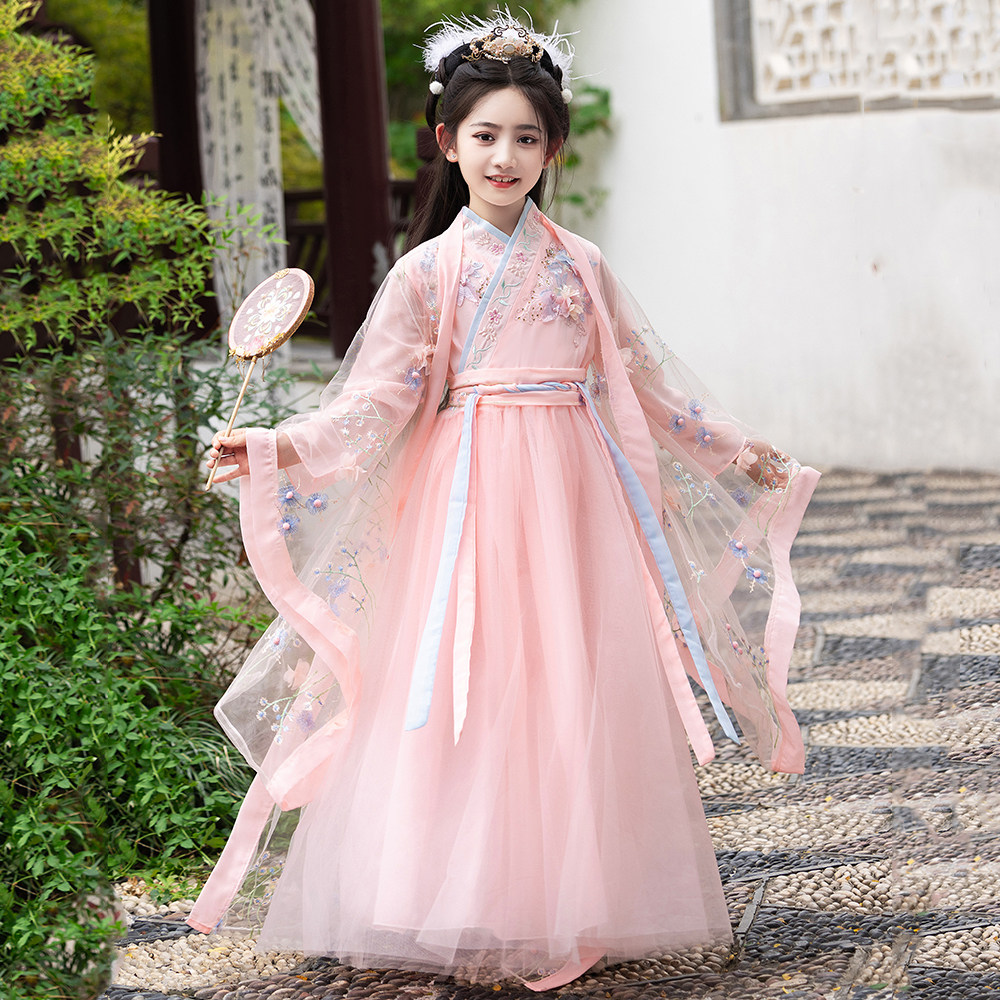 女童汉服超仙飘逸古装中国风儿童汉服