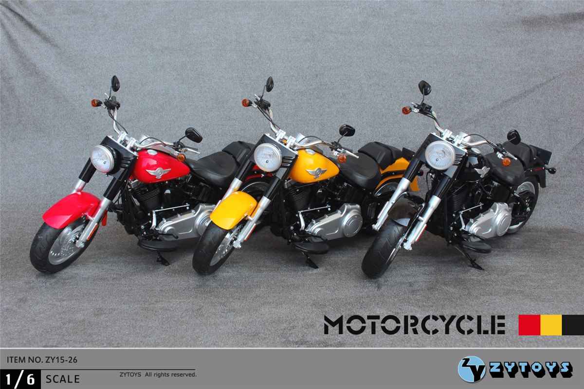 ZYTOYS 1/6 FATBOY 哈雷摩托车 重型机车 模型 ZY15-26 肥仔 全新