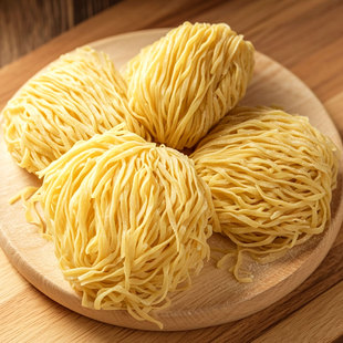 顺又顺竹升面茶餐厅广东碱水面小刀面港式竹升面宽面捞面粗面湿面