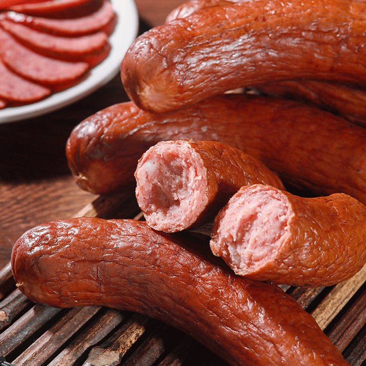 哈尔滨红肠特产东北风味猪肉肠儿童肠香肠熟食包装即食小吃零食