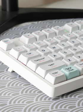 塑料白色主题键盘键帽XDA高度PBT键帽创意68/75/87/98配列按键帽
