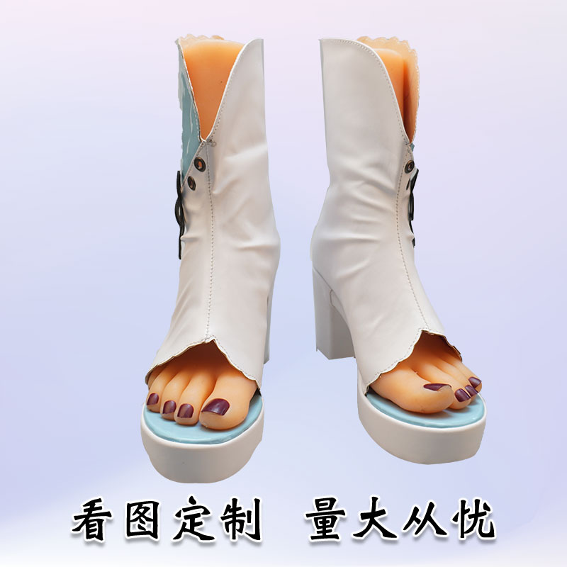 cos鞋匠铺空荧大正和服鞋子cos