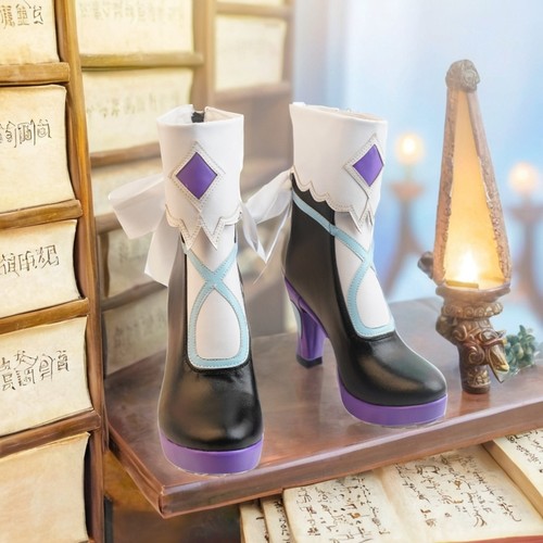 王者荣耀cos朵莉亚 小乔时之魔女cosplay游戏动漫鞋女增高鞋定制