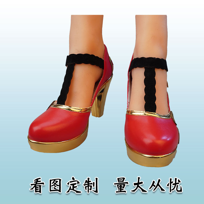 叶罗丽娃娃cos新品第六季毒夕绯毒娘娘正品夜萝莉仙子cosplay鞋子