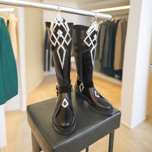 cos鞋原神愚人众执行官首席队长卡皮塔诺cosplay动漫漫展道具靴子