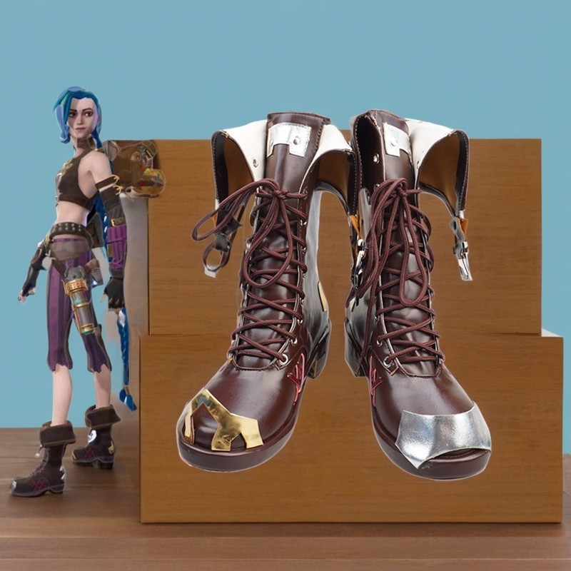 超还原金克斯游戏cos鞋子