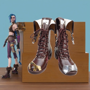 英雄cos联盟金克斯双城之战 arcane jinx 金克丝cosplay动漫靴子
