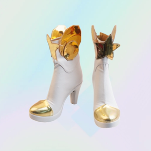 英雄联盟 LOL 星之守护者 拉克丝cos鞋 cosplay靴大码动漫鞋定制