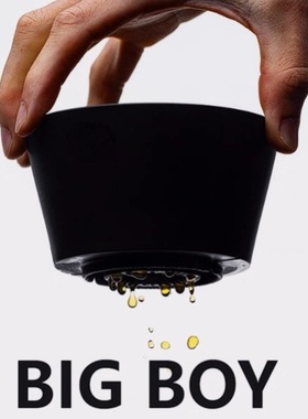 orea国内版bigboy手冲咖啡滤杯磨砂黑加大容量40g冲煮蛋糕滤杯