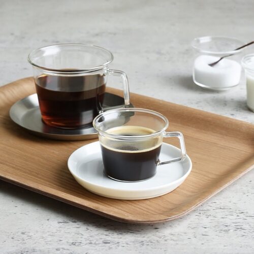 日本简约带把手玻璃杯