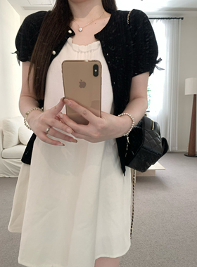 FFLU25/9/23 少女日记本 miu感染色全羊毛针织短袖开衫