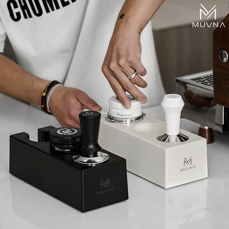 MUVNA咖啡压粉座套装布粉器收纳