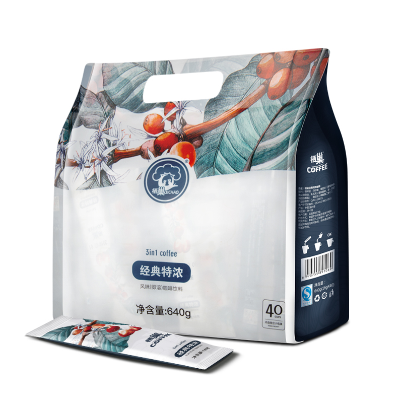 送试饮装 栖巢特浓三合一袋装速溶咖啡粉40条16克 即冲饮品正品,咖啡/麦片/冲饮,研磨咖啡粉,淘宝优惠券,粉丝福利购,淘宝优惠卷