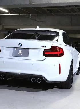 正品3DDesign BMW宝马M2 M2c F87干碳纤维后唇扩散器1型日本进口