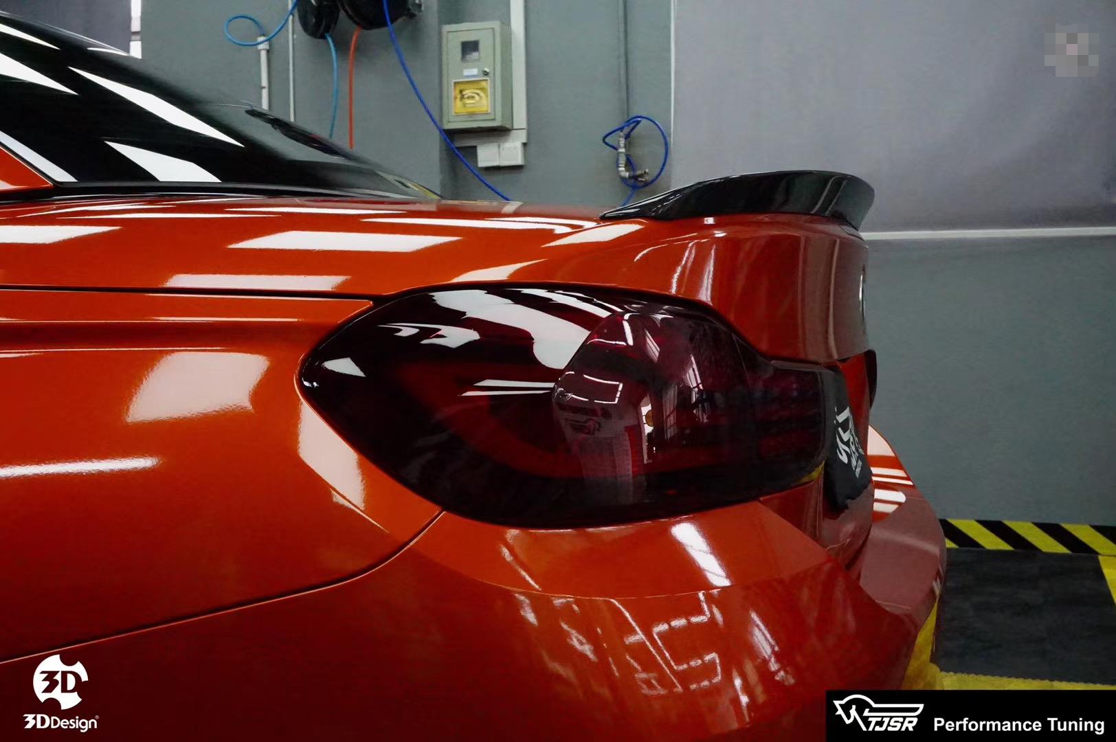 正品3D Design BMW宝马F83M4/ F33四系敞篷干式碳纤维后备箱尾翼