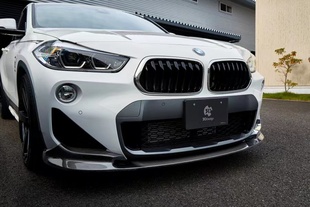 宝马BMW F39 碳纤维前唇开票 日本进口3DDesign M运动 越野套装
