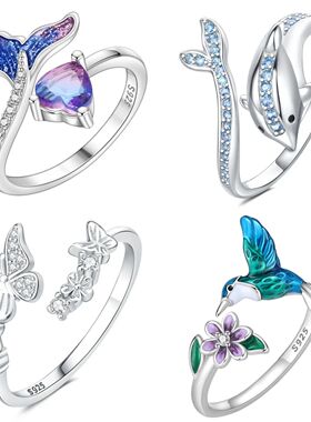 Love Opening Ring For Women Original Finger Ring Jewelry Par