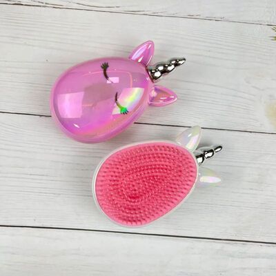 1Pc New Mini Magic Hot Hair Comb Detangling Hair Brush Carto