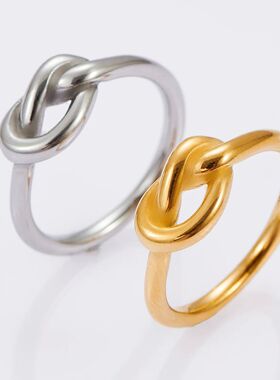 Knotted Heart Stainless Steel Hipster Fashion Men And Women