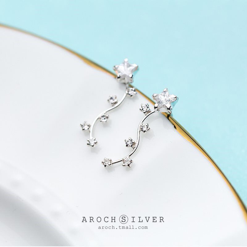 Earring female set diamond star earring pentagonal star在类目 饰品/流行首饰/时尚饰品新, 耳饰, 耳环中 - 来自Buy2taobao.com提供专业的淘宝代购服务