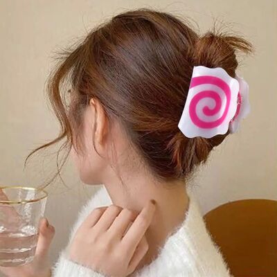 Retro Girls Fashion Design Sweet Daily Acetic Acid Hair Claw