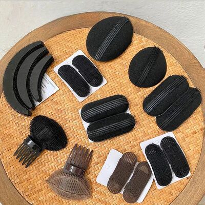 Invisible Fluffy Head Cushion Puff Hair Pad Sponge Clip Bun