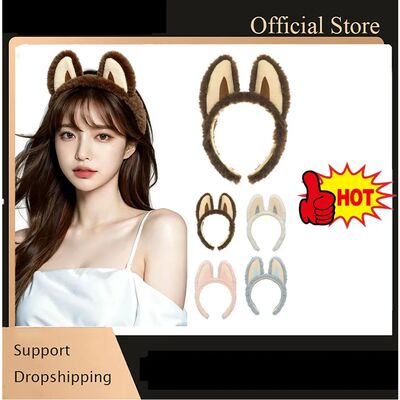 New Furry Ear Headband Hair Hoops Party Cosplay Fur Hairband