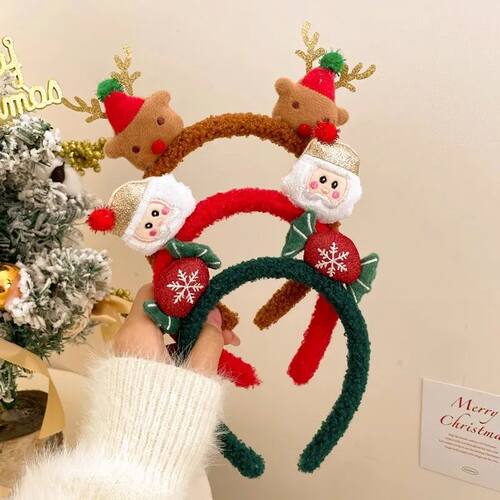 Antlers Headband Christmas Elf Hair Clip Female Forest Cute