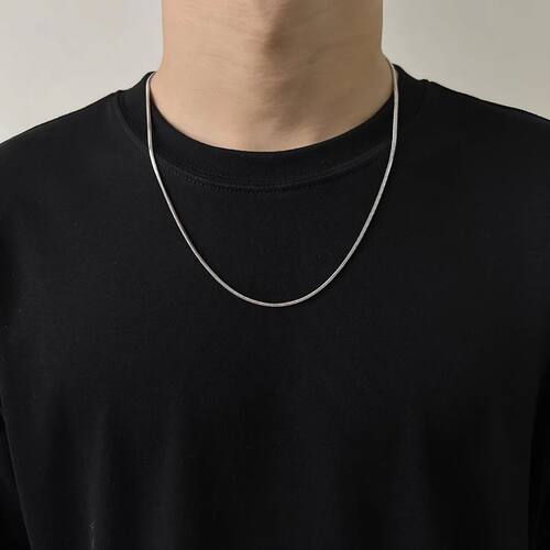 33/5000 1 simple all-match hipster Hip Hop stainless steel s