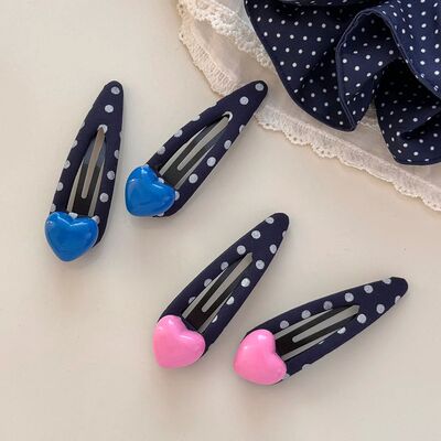 Korean dot clip accessories hair for girls Women pin leading