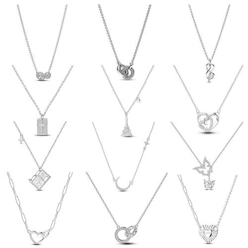 Stylish And High-end Embracing Halo Infinity Knot Collier Ne