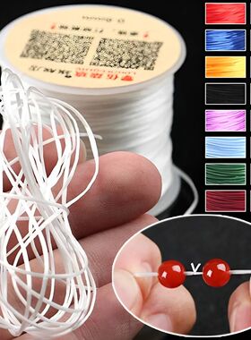 10M/Roll Strong Elastic Crystal Beading Cord 1mm for Bracele