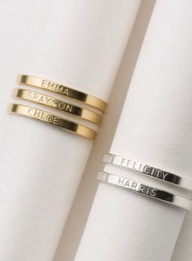 Personalized Custom Ring for Women Men Stainless Steel Daint