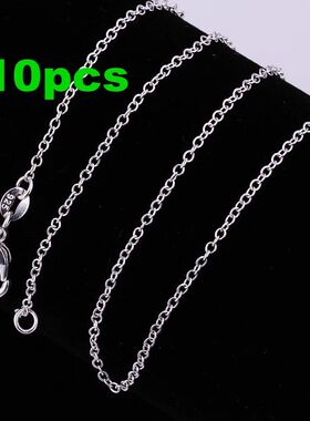 10pcs/Lot Circle Chain Necklace for Women 45-60CM Fashion Pa