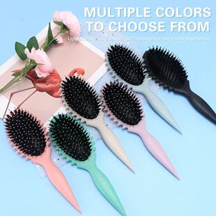 Brush Brus Curls Styling Detangling Hair Bristle Define Boar