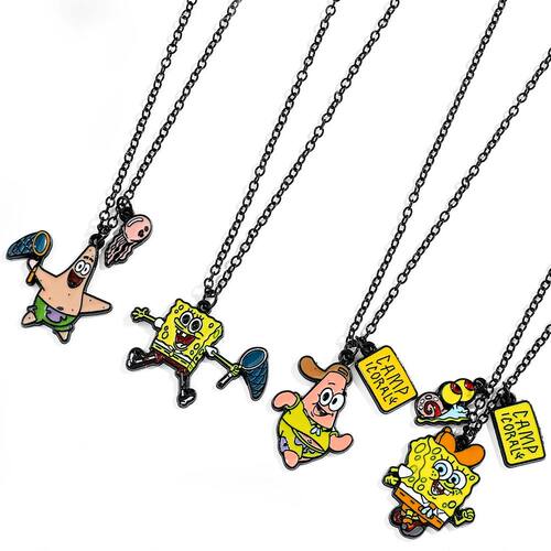 SpongeBob SquarePants Necklace Cartoon Figure Kawaii Patrick