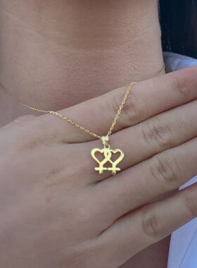 Venus Symbol Charm Female Lesbian Necklace Women Pendant LES