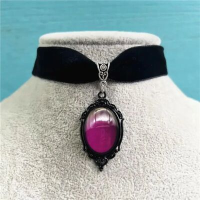 Black Clavicle Collar Necklace Gothic for Women Chokers Vint