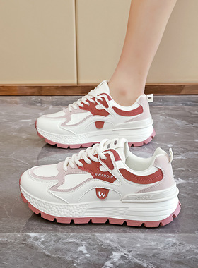 爆款老爹鞋女2025春季新款百搭显脚小时尚运动鞋潮牌阿甘鞋AD8802